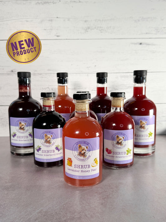 Lavender Drinking Shrubs - Cocktail & Mocktail Mixes