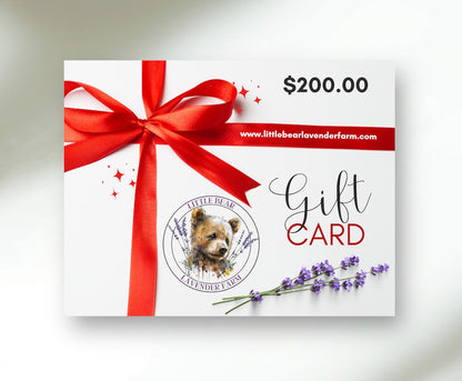 Little Bear Lavender Farm - Gift Cards