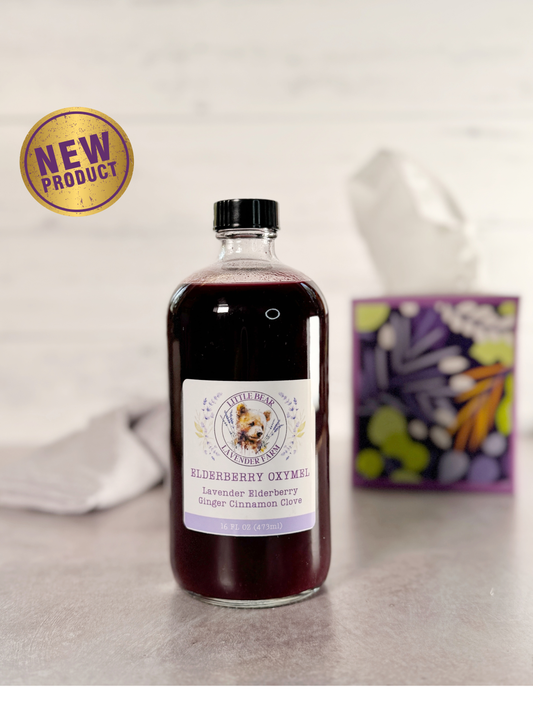 Lavender Elderberry Oxymel